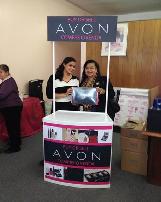 Portable Promo Booth Counter Sampling Table   Custom Graphics - Photo 3