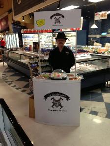 Portable Promo Booth Counter Sampling Table   Custom Graphics - Photo 5
