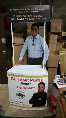 Portable Promo Booth Counter Sampling Table   Custom Graphics - Photo 8