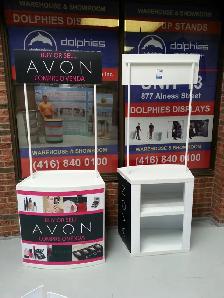 Portable Promo Booth Counter Sampling Table   Custom Graphics - Photo 9
