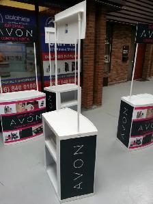 Portable Promo Booth Counter Sampling Table   Custom Graphics - Photo 14