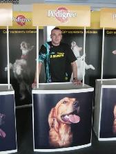 Portable Promo Booth Counter Sampling Table   Custom Graphics - Photo 17
