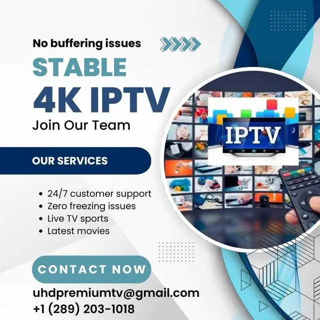 Latest 4K IPTV - Zero buffering