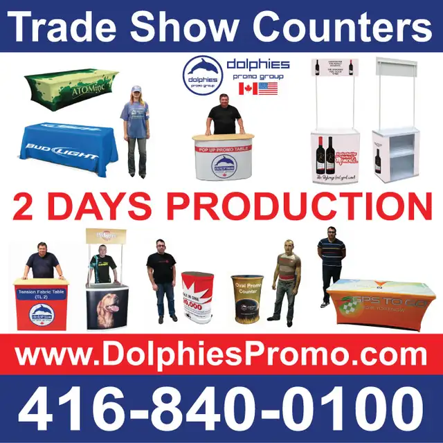 2 DAYS Production: 6ft Custom Dye Sub Printed Table Cover Covers