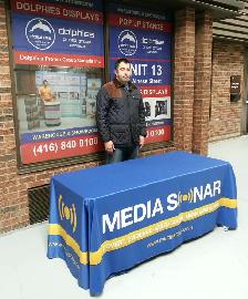 2 DAYS Production: 6ft Custom Dye Sub Printed Table Cover Covers - Photo 8