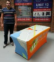 2 DAYS Production: 6ft Custom Dye Sub Printed Table Cover Covers - Photo 14