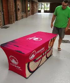 2 DAYS Production: 6ft Custom Dye Sub Printed Table Cover Covers - Photo 15
