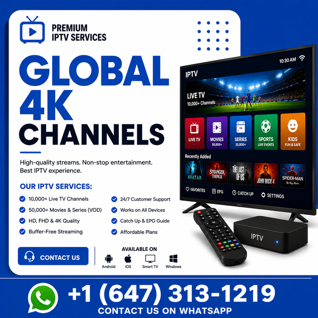 Fast 4k servers - hd tv subscription