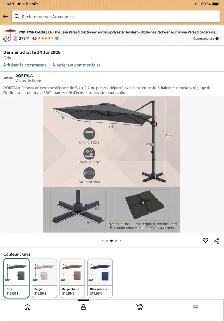 Parasol avec base - Photo 4