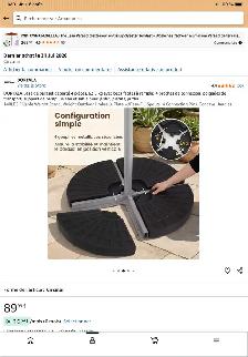 Parasol avec base - Photo 8