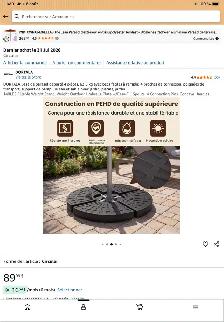 Parasol avec base - Photo 9