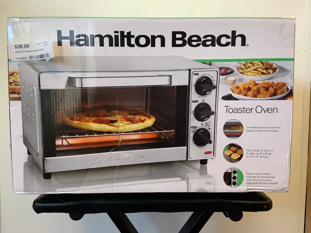 Hamilton Beach Toaster Oven New