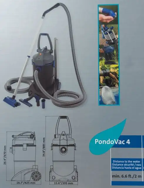 PondoVac 4 / Pond and Pool vacuum
