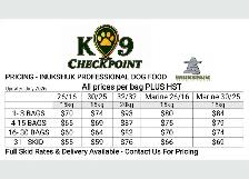 Canadian Made Inukshuk Professional Dogfood as low as $55   Hst