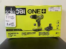 Ryobi 18v 1/2" Hanner Drill Kit New