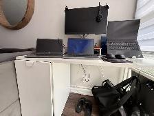 computer table with drawers for sale $120 - Photo 3