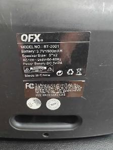 QFX BLUETOOTH SPEAKER WITH CHARGER - Photo 2