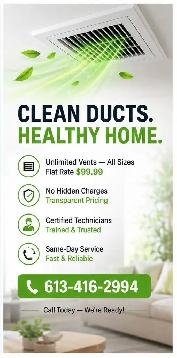 Dusty vents? We can help with affordable prices Unlimited Vents