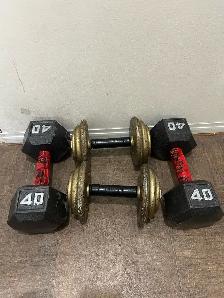 Dumbbells, EZ Barbell & Adjustable Bench - Photo 3
