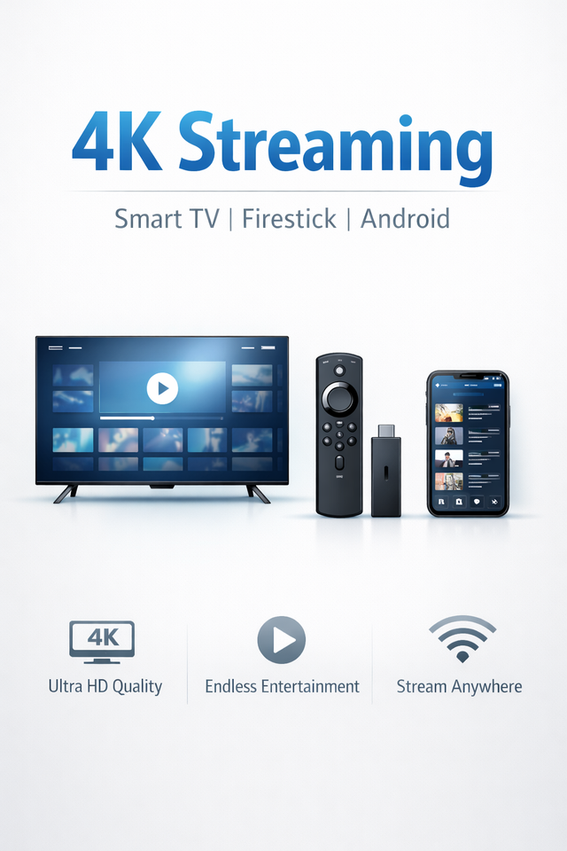 BEST 4K AND STABLE IPTV SERVERS
