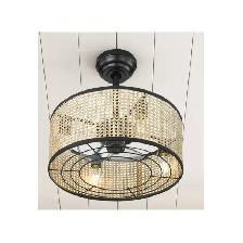 Ove Decors Prima 4-light Ceiling Fan With Rattan Shade & Remote - Photo 2