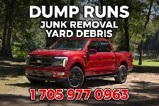 DUMP RUNS JUNK REMOVAL YARD DEBREE