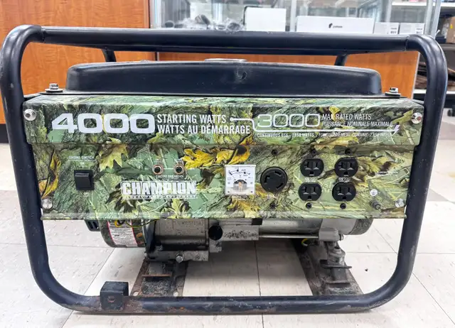 Champion 3000W Gas Generator, Camo $349