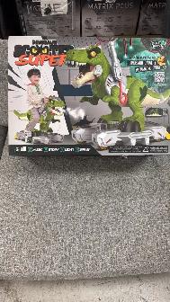 MObyat Dinosaur Riding Toy TRex Scooter with Music, LED Lights & - Photo 4