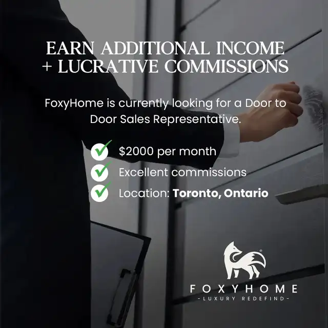 Sales Representative - Lucrative Incentives excellent
