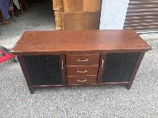 Free delivery used Wooden Media Console - Photo 3