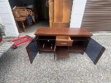 Free delivery used Wooden Media Console - Photo 8