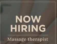 Hiring Massage therapists