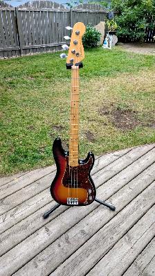 2008 Fender USA Precision bass guitar