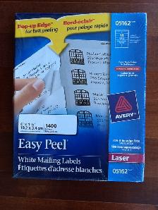 Avery  Laser Easy Peel  Labels,  and Plastic sleeves - Photo 2