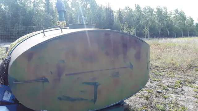 Steel water tank 500 gallons