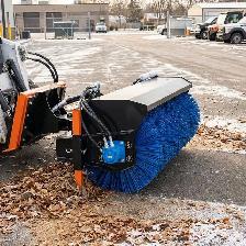 TMG-AB72 72' Skid Steer Rotary Angle Snow Broom - Photo 2