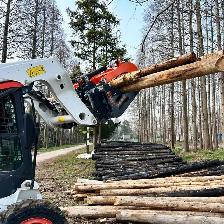 TMG Industrial Skeleton & Root Rake Grapple Skidsteer Attachment - Photo 2