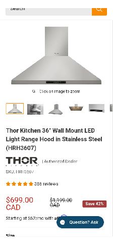 36 INCH RANGE HOOD - Photo 5