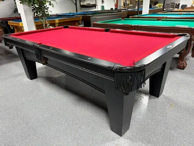 Table de billard usagée de marque Brunswick Bayfield 8 pieds