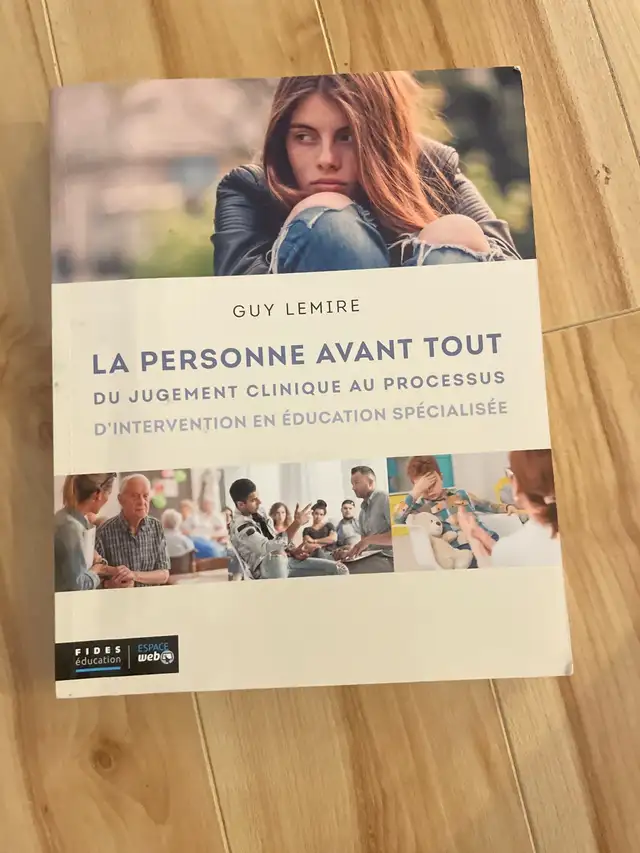 livre  la personne avant tout de Guy Lemire livre cégep