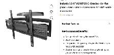 Full Motion TV Wall Mount 47-80'