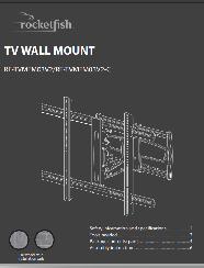 Rocketfish 40-60' Max130 Pounds Full Motion TV Wall Mount