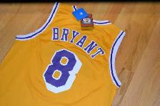 New w/ Tags Kobe BRYANT All Embroidered Jersey - Photo 9