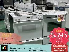 Blowout Sale on Reconditioned Stoves $395-$525 Free Delivery