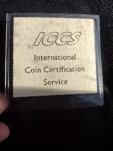 1964 iccs AU50 Canadian 5 cent extra waterline nickel - Photo 2