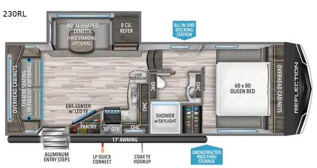 2020 Grand Design Reflection 150 Series 230RL