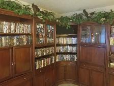 Exquisite Solid Cherry Wood Wall Unit by Leda