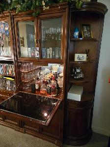 Exquisite Solid Cherry Wood Wall Unit by Leda - Photo 2