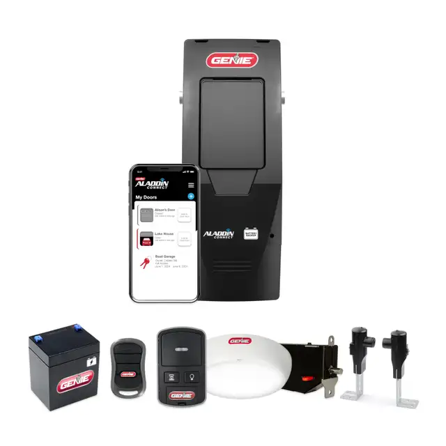 Garage Door Genie B6172H Wall Mount Smart Garage Door Opener, DC