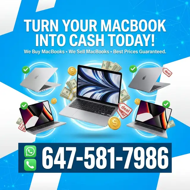 Turn Your Used MacBook Into Instant Cash Today!